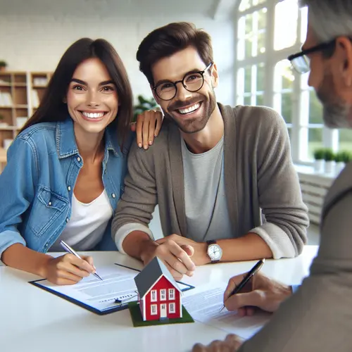 Wichita County homeowners signing property tax protest documents with advisor