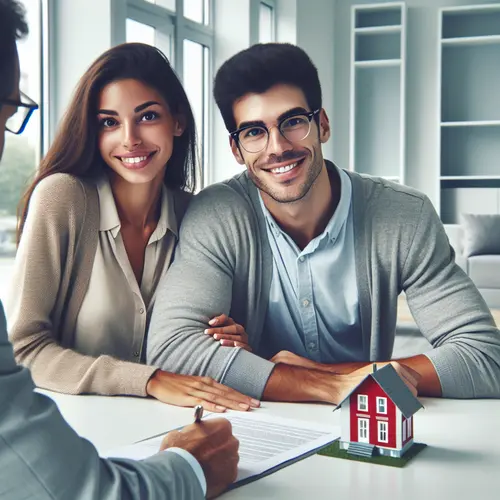 Bastrop County homeowners signing property tax protest documents with advisor