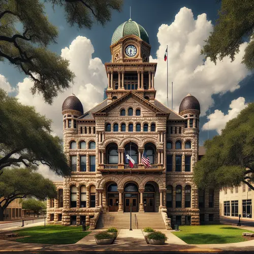 Tom Green County courthouse where property tax protests are filed