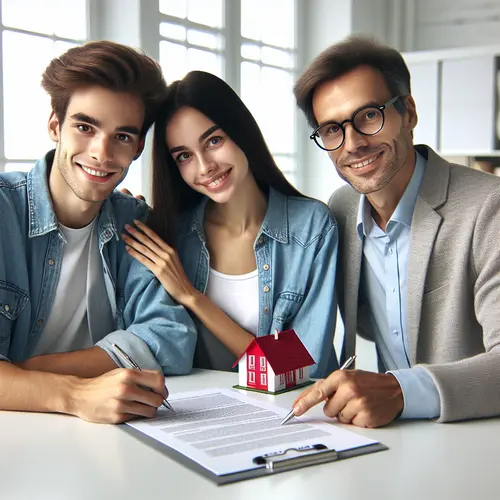 Aransas County homeowners signing property tax protest documents with advisor