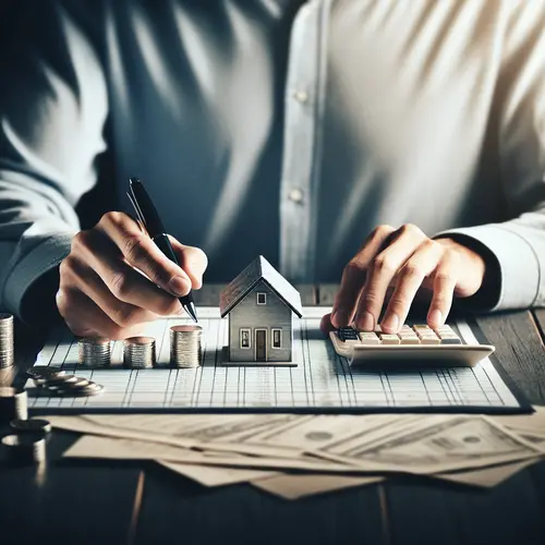 Rusk County property tax calculation with home valuation