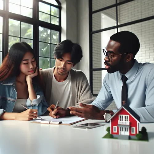 Starr County homeowners signing property tax protest documents with advisor
