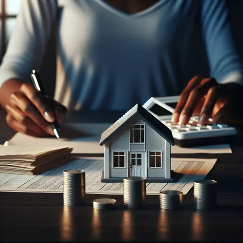 Wood County property tax calculation with home valuation