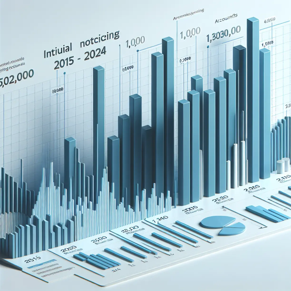 Atascosa County property tax initial noticing accounts bar chart 2015 to 2024