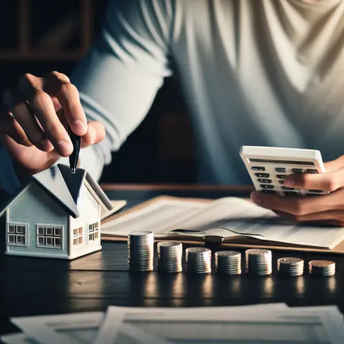 Burnet County property tax calculation with home valuation