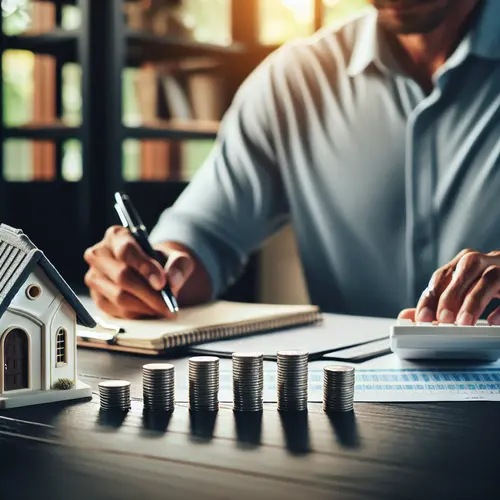 Caldwell County property tax calculation with home valuation