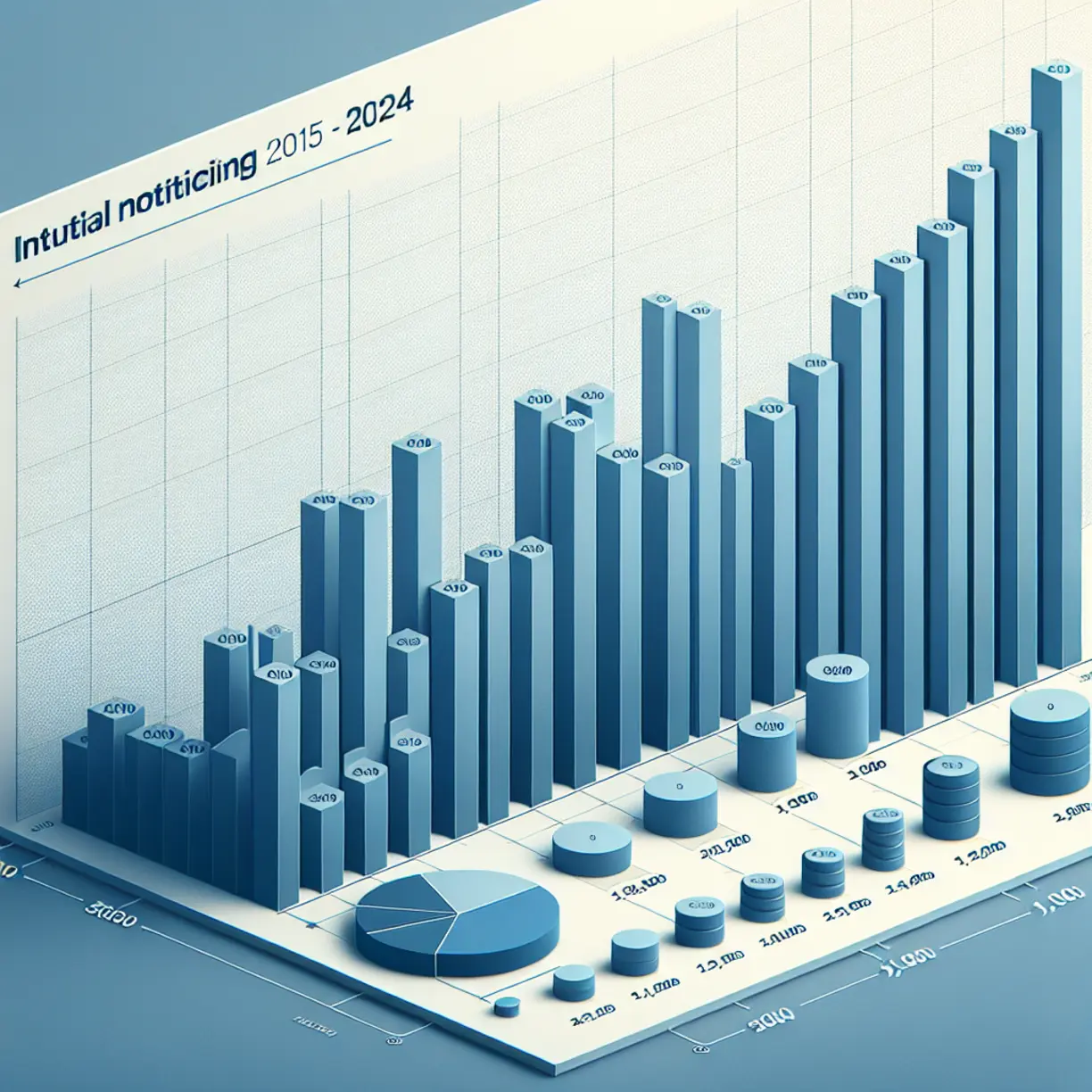 Coryell County property tax initial noticing accounts bar chart 2015 to 2024