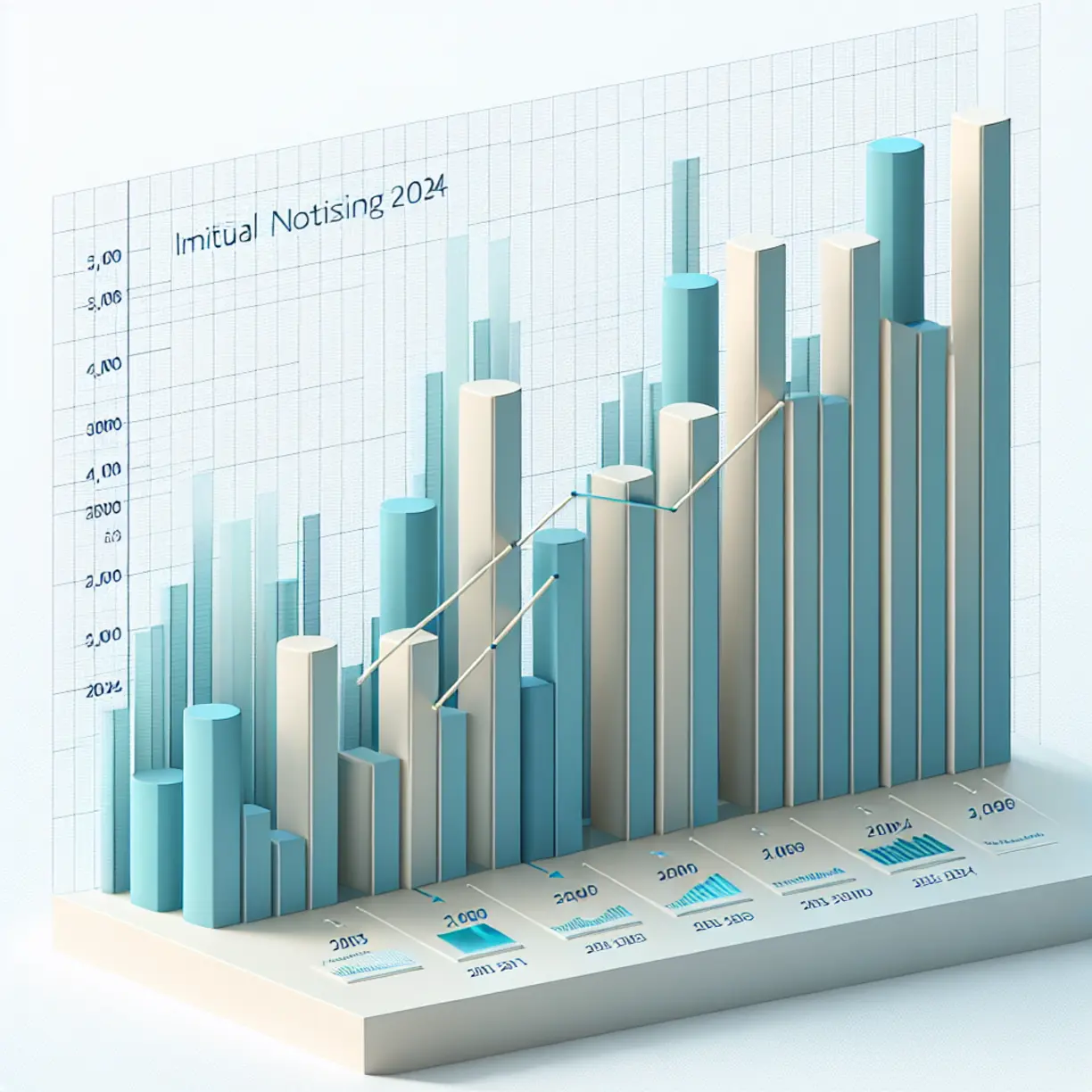 Hood County property tax initial noticing accounts bar chart 2015 to 2024