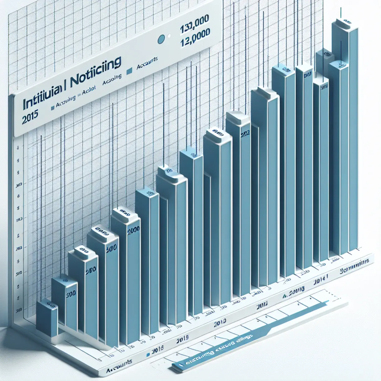 Maverick County property tax initial noticing accounts bar chart 2015 to 2024