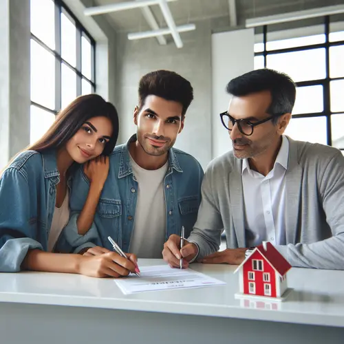 Medina County homeowners signing property tax protest documents with advisor